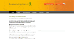 Desktop Screenshot of bureaustoelreinigen.nl